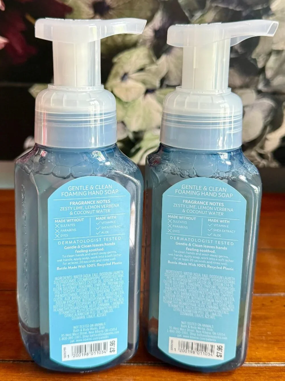 NEW 2-Pc COCONUT LIME VERBENA Foaming Hand Soap Bath & Body Works